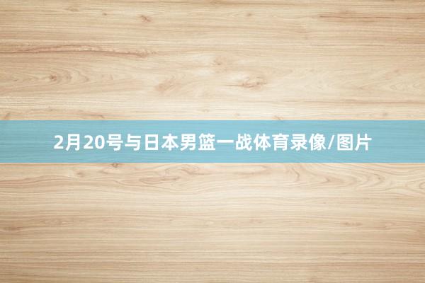 2月20号与日本男篮一战体育录像/图片