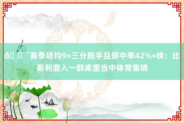 🎯赛季场均9+三分脱手且掷中率42%+榜：比斯利混入一群库里当中体育集锦