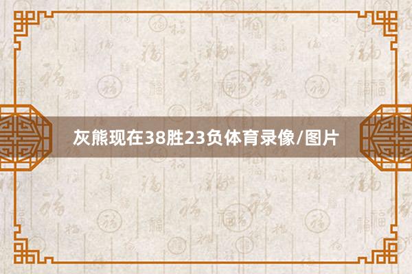 灰熊现在38胜23负体育录像/图片