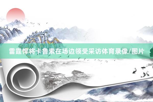 雷霆悍将卡鲁索在场边领受采访体育录像/图片
