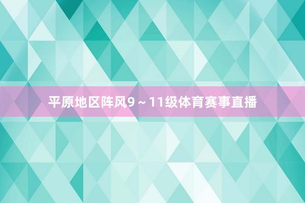 平原地区阵风9～11级体育赛事直播