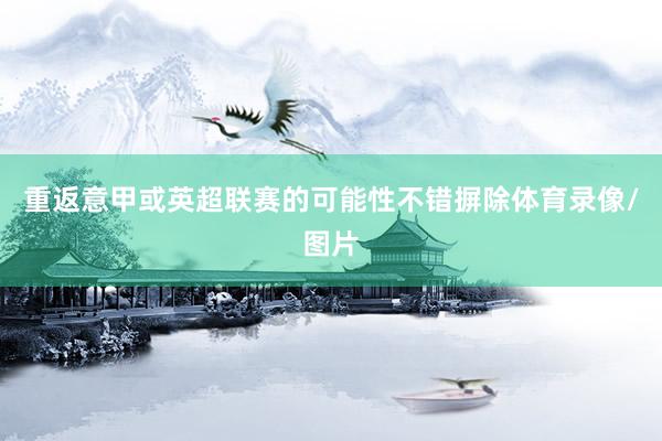 重返意甲或英超联赛的可能性不错摒除体育录像/图片