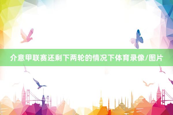介意甲联赛还剩下两轮的情况下体育录像/图片