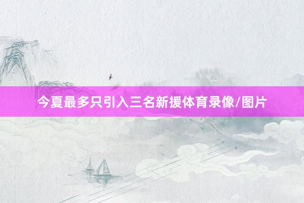 今夏最多只引入三名新援体育录像/图片