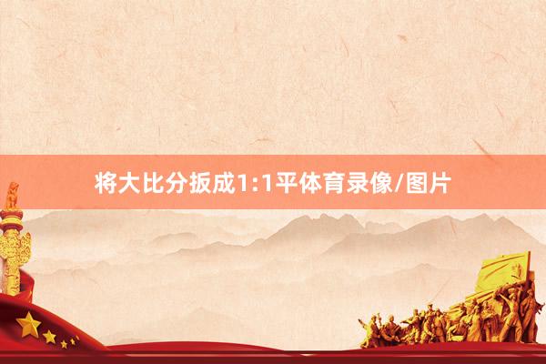 将大比分扳成1:1平体育录像/图片