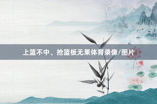 上篮不中、抢篮板无果体育录像/图片