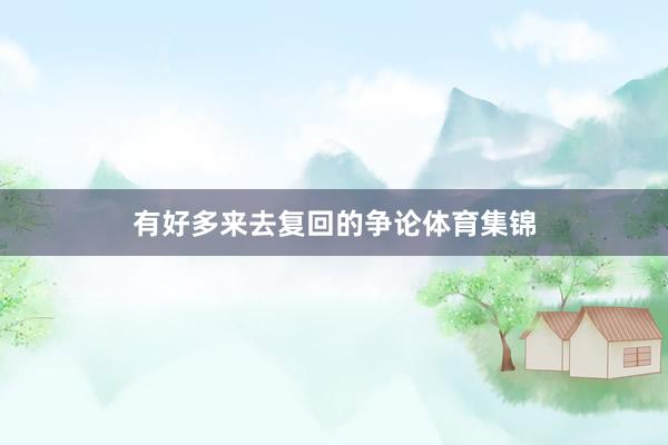 有好多来去复回的争论体育集锦