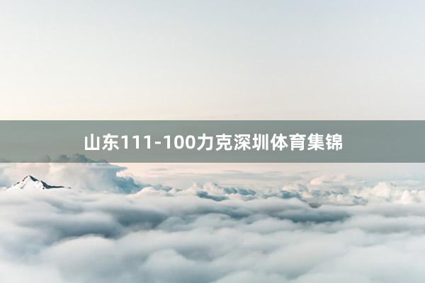 山东111-100力克深圳体育集锦